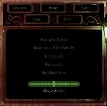 Thief 2 video settings