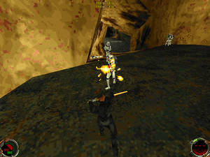 The game as it would have looked back in the day.