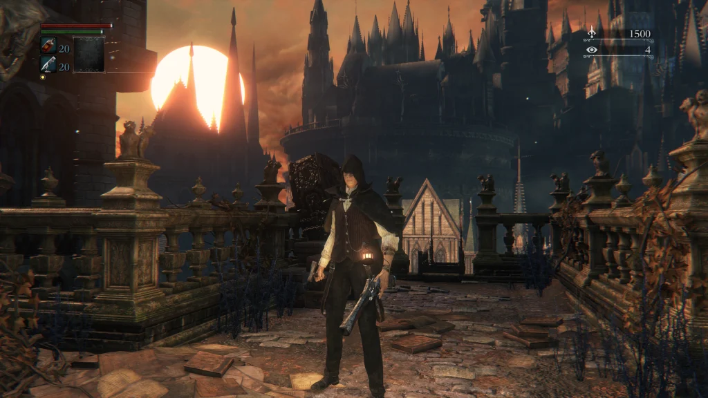 Screenshot of Bloodborne running on ShadPS4.